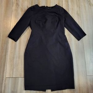 Black dress bread banana republic  size 8
